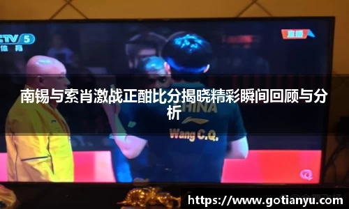 南锡与索肖激战正酣比分揭晓精彩瞬间回顾与分析